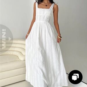 Princess Polly- White Lorinda Maxi